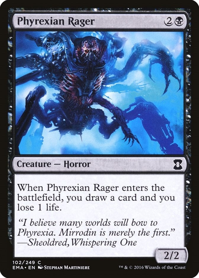 Phyrexian Rager (102) [EMA] - MTG Single