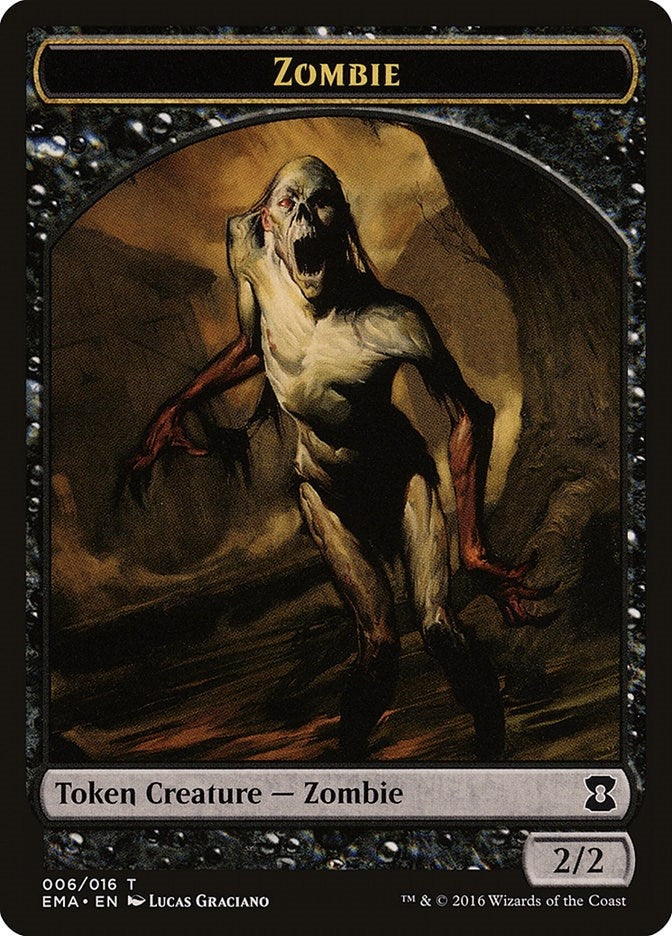 Zombie Token (0) [EMA] - MTG Single