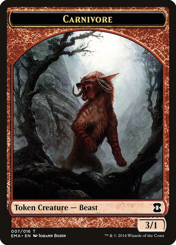 Carnivore Token (0) [EMA] - MTG Single