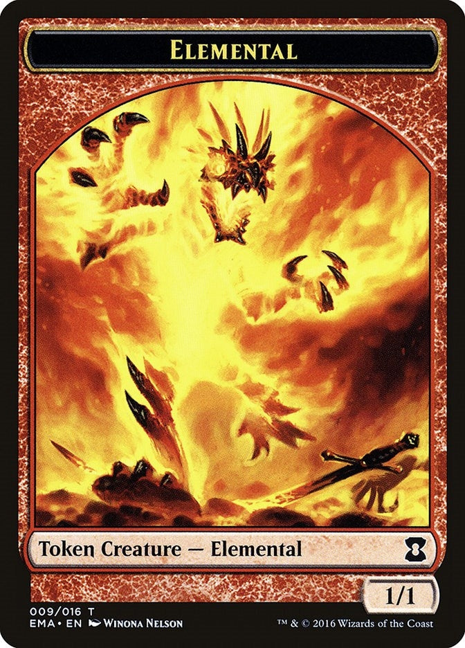 Elemental Token (Red) (0) [EMA] - MTG Single
