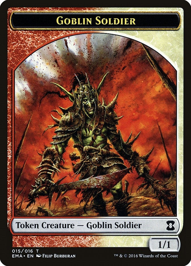 Goblin Soldier Token (0) [EMA] - MTG Single