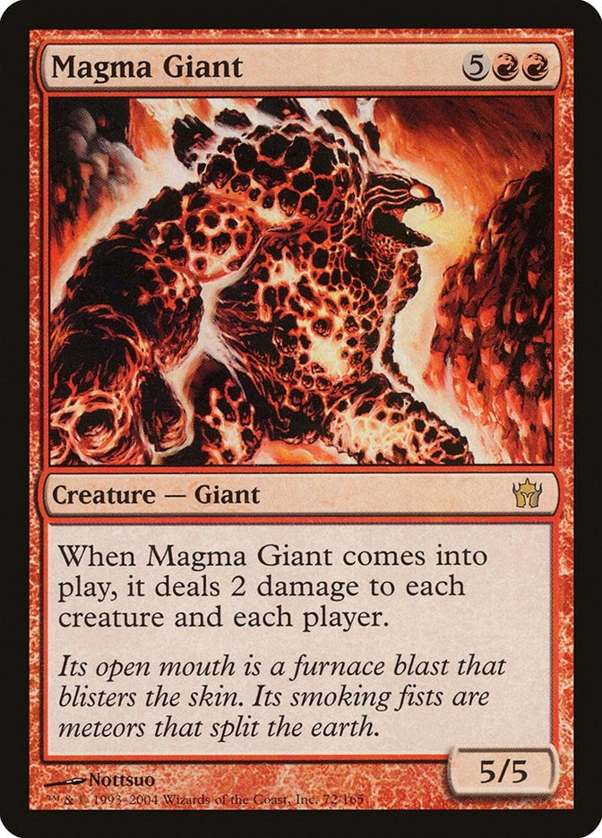 Magma Giant (72) [5DN] - MTG Single