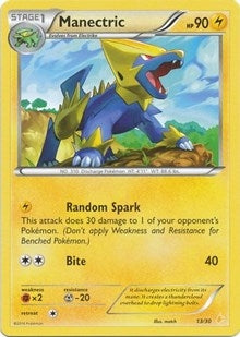 Image for Manectric (13) (13/30) (XY Trainer Kit: Pikachu Libre & Suicune) - Pokemon
