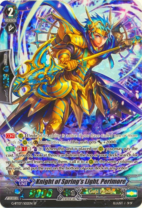 Knight of Spring’s Light Perimore (SP) (702) [G-BT07] - Cardfight Vanguard Single