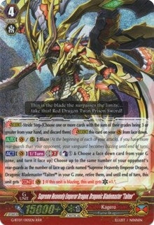 Supreme Heavenly Emperor Dragon Dragonic Blademaster ’Taiten’ (7005) [G-BT07] - Cardfight Vanguard Single