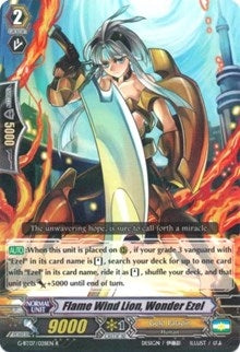 Flame Wind Lion Wonder Ezel (7028) [G-BT07] - Cardfight Vanguard Single
