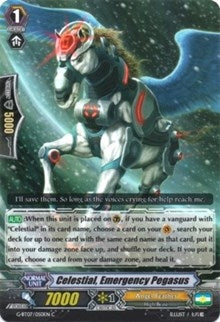 Celestial Emergency Pegasus (7050) [G-BT07] - Cardfight Vanguard Single