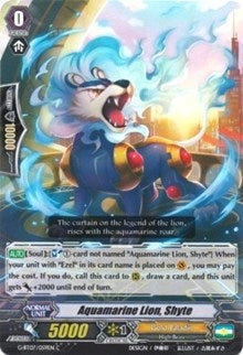 Aquamarine Lion Shyte (7059) [G-BT07] - Cardfight Vanguard Single