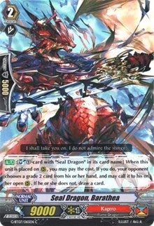 Seal Dragon Barathea (7065) [G-BT07] - Cardfight Vanguard Single