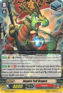 Inspire Yell Dragon (7072) [G-BT07] - Cardfight Vanguard Single