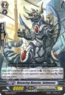 Menacing Monster Golmenas (7076) [G-BT07] - Cardfight Vanguard Single