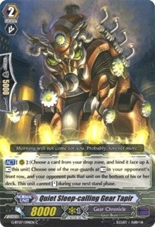 Quiet Sleep-calling Gear Tapir (7098) [G-BT07] - Cardfight Vanguard Single