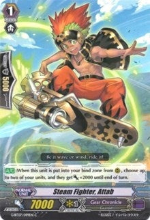 Steam Fighter Attab (7099) [G-BT07] - Cardfight Vanguard Single