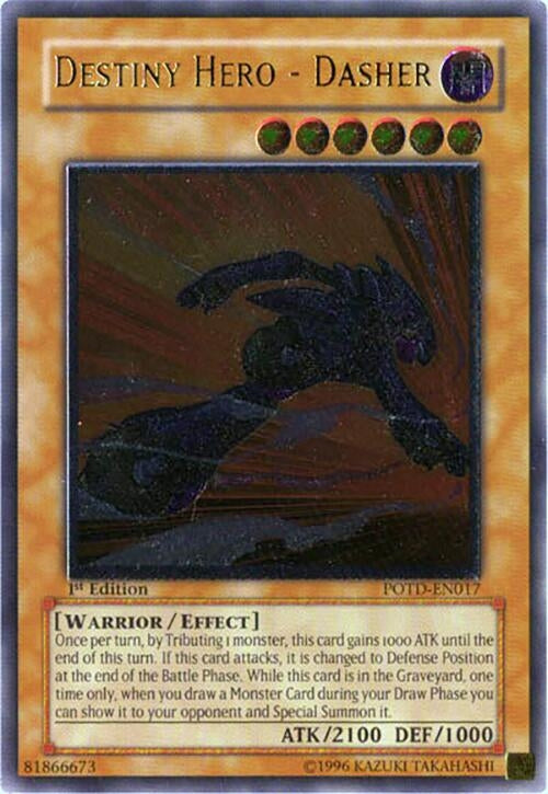 Destiny Hero - Dasher (UTR) (17) - YuGiOh Single