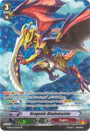 Dragonic Blademaster (SP) (722) [G-BT07] - Cardfight Vanguard Single