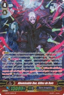 Abominable One Gilles de Rais (SP) (729) [G-BT07] - Cardfight Vanguard Single