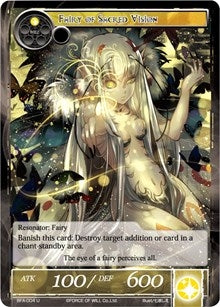 Fairy of Sacred Vision (4) [BFA] - Force of Will Single