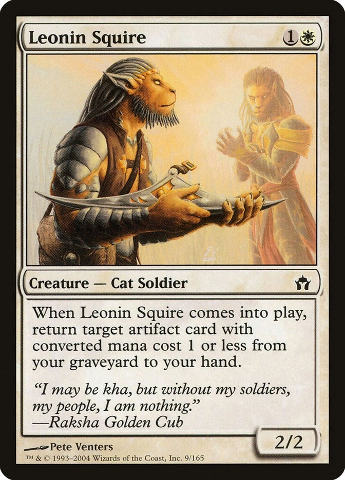 Leonin Squire (9) [5DN] - MTG Single