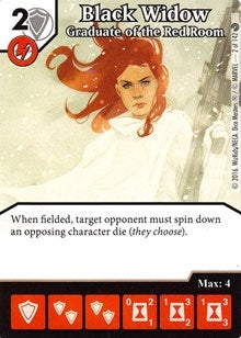 Black Widow - Graduate of the Red Room (2) [MACIV] - Dice Masters Single