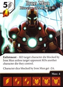 Iron Man - Director of S.H.I.E.L.D. (10) [MACIV] - Dice Masters Single