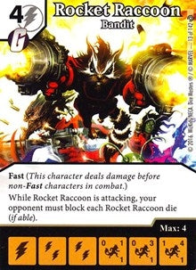 Rocket Raccoon - Bandit (13) [MACIV] - Dice Masters Single