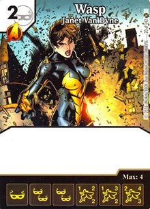 Wasp - Janet Van Dyne (20) [MACIV] - Dice Masters Single