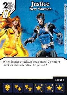Justice - New Warrior (46) [MACIV] - Dice Masters Single