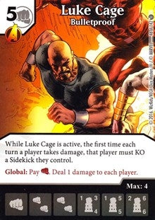 Luke Cage - Bulletproof (48) [MACIV] - Dice Masters Single