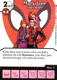 Mary Jane - Supermodel (50) [MACIV] - Dice Masters Single