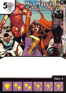 Ms. Marvel - Kamala Khan (53) [MACIV] - Dice Masters Single