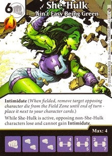 She-Hulk - Ain’t Easy Being Green (63) [MACIV] - Dice Masters Single