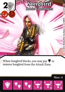 Songbird - Sonic Constructs (64) [MACIV] - Dice Masters Single
