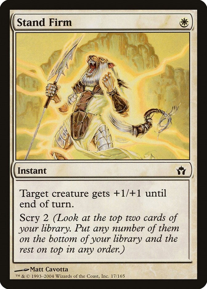 Stand Firm (17) [5DN] - MTG Single