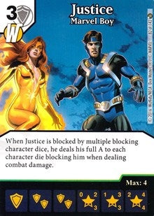 Justice - Marvel Boy (82) [MACIV] - Dice Masters Single