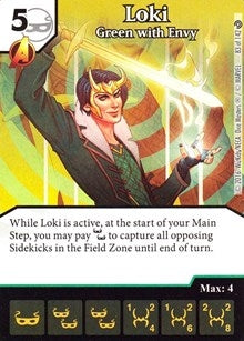 Loki - Green with Envy (83) [MACIV] - Dice Masters Single