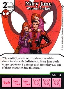 Mary Jane - Watson-Parker (86) [MACIV] - Dice Masters Single
