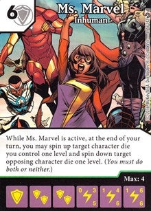 Ms. Marvel - Inhuman (89) [MACIV] - Dice Masters Single