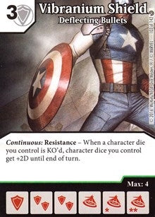 Vibranium Shield - Deflecting Bullets (103) [MACIV] - Dice Masters Single