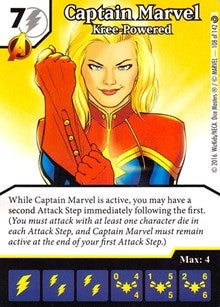 Captain Marvel - Kree-Powered (108) [MACIV] - Dice Masters Single