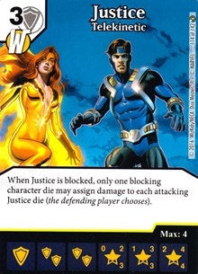 Justice - Telekinetic (114) [MACIV] - Dice Masters Single