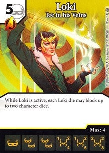 Loki - Ice in his Veins (115) [MACIV] - Dice Masters Single