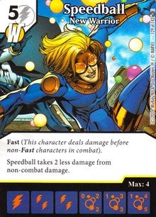Speedball - New Warrior (129) [MACIV] - Dice Masters Single