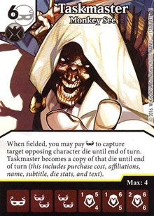 Taskmaster - Monkey See (131) [MACIV] - Dice Masters Single