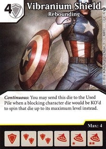 Vibranium Shield - Rebounding (133) [MACIV] - Dice Masters Single
