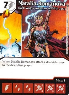 Natalia Romanova - Black Widow and Thor of Earth 23223 (139) [MACIV] - Dice Masters Single