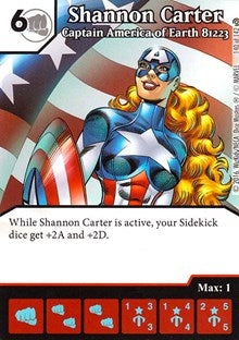 Shannon Carter - Captain America of Earth 81223 (140) [MACIV] - Dice Masters Single