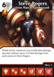 Steve Rogers - Iron Man of Earth 10208 (141) [MACIV] - Dice Masters Single