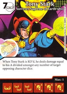 Tony Stark - Sorcerer Supreme of Earth 9810 (142) [MACIV] - Dice Masters Single
