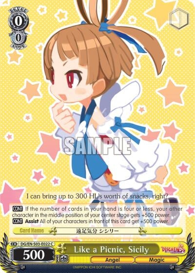Like a Picnic Sicily (3022) [DG/EN-S03] - Weiss Schwarz Single