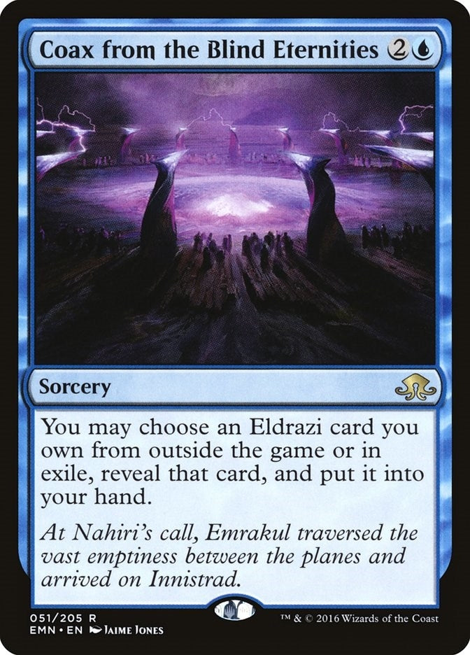 Coax from the Blind Eternities (51) [EMN] - MTG Single